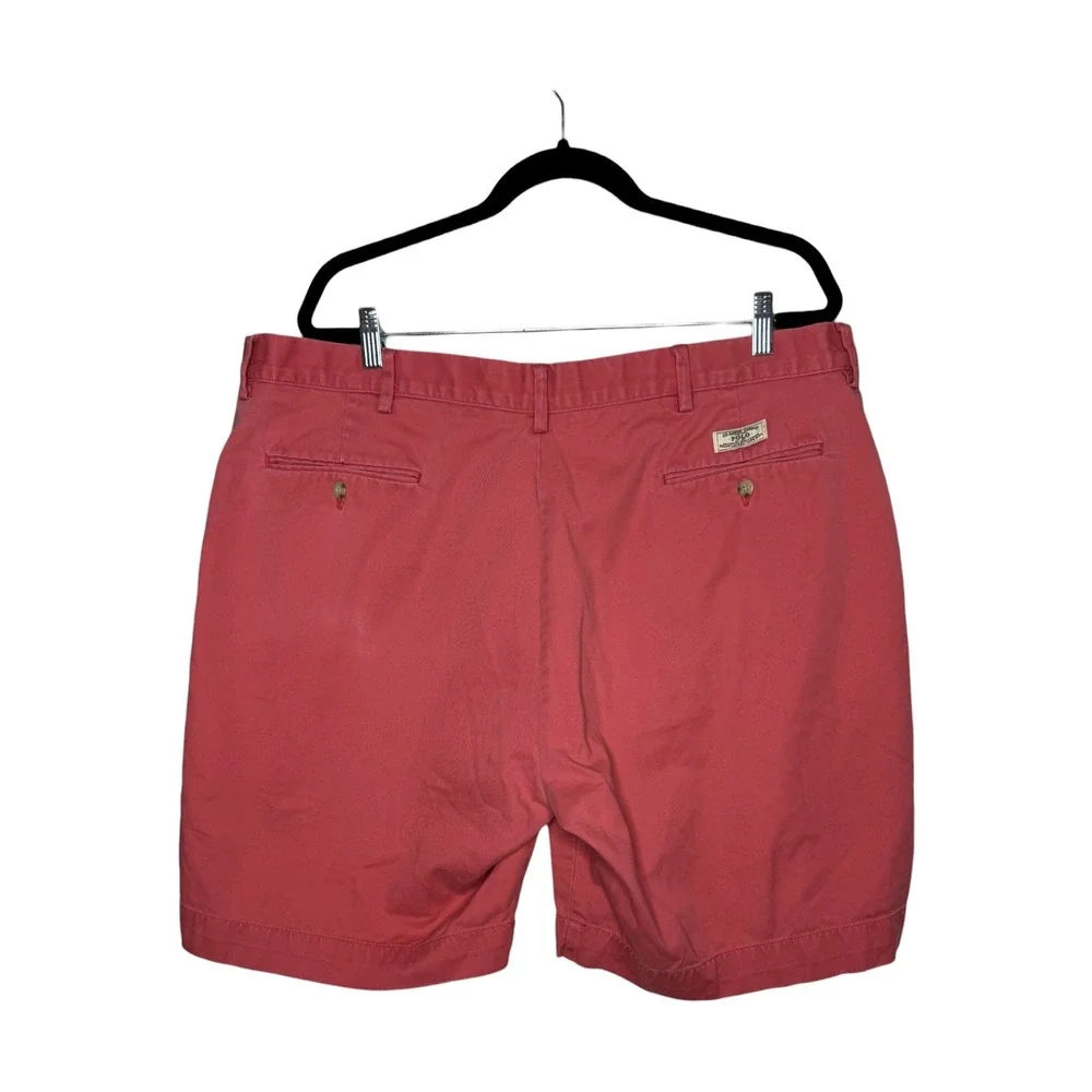 Polo Ralph Lauren Prospect Shorts Men 42 Coral Pink Salmon Cotton Chino 9 Inseam